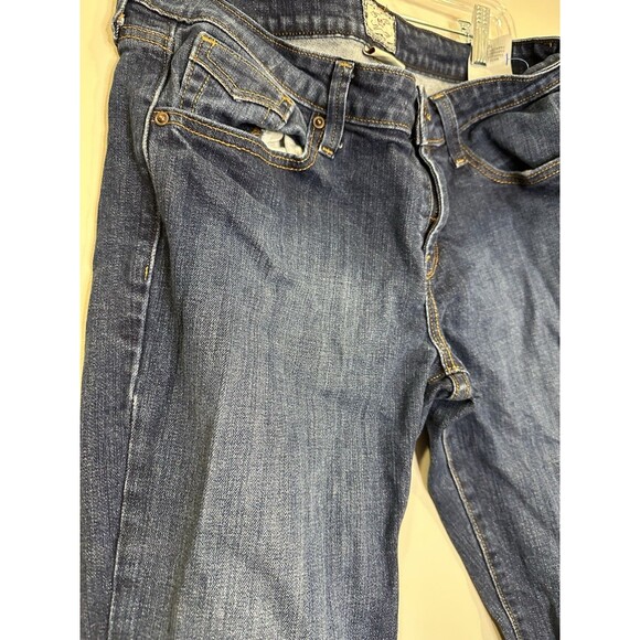 Levis 545 Jeans Size 10 Ladies Low Boot Cut Stretch‎ Blue Denim Bootcut - Picture 3 of 16